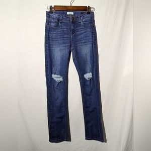 Kensie Tomboy Straight Leg Jeans